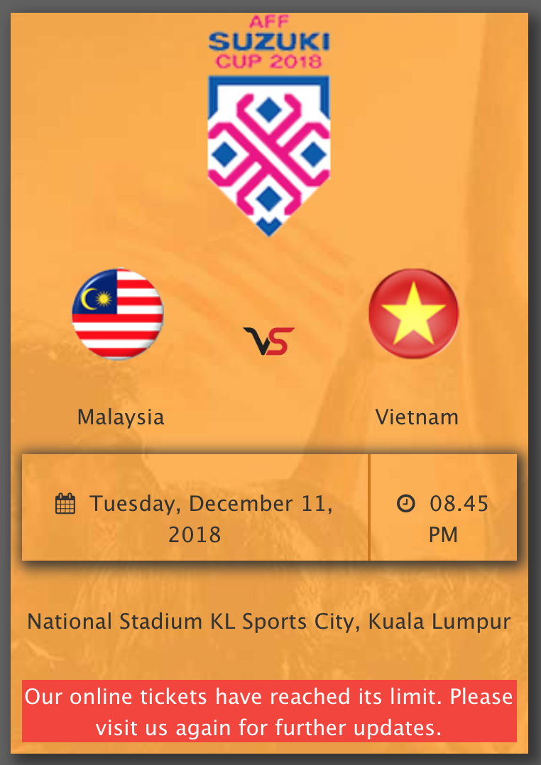 ve chung ket,  doi tuyen Viet Nam,  Malaysia,  Bukit Jalil,  AFF Cup anh 1