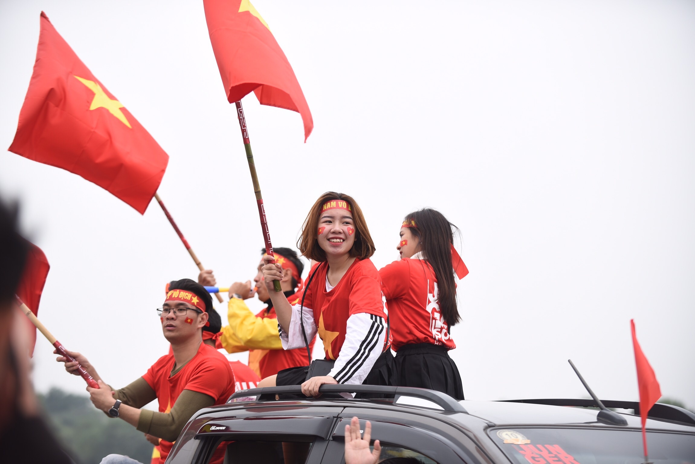 Co dong vien,  chung ket AFF Cup,  Viet Nam vs Malaysia anh 2