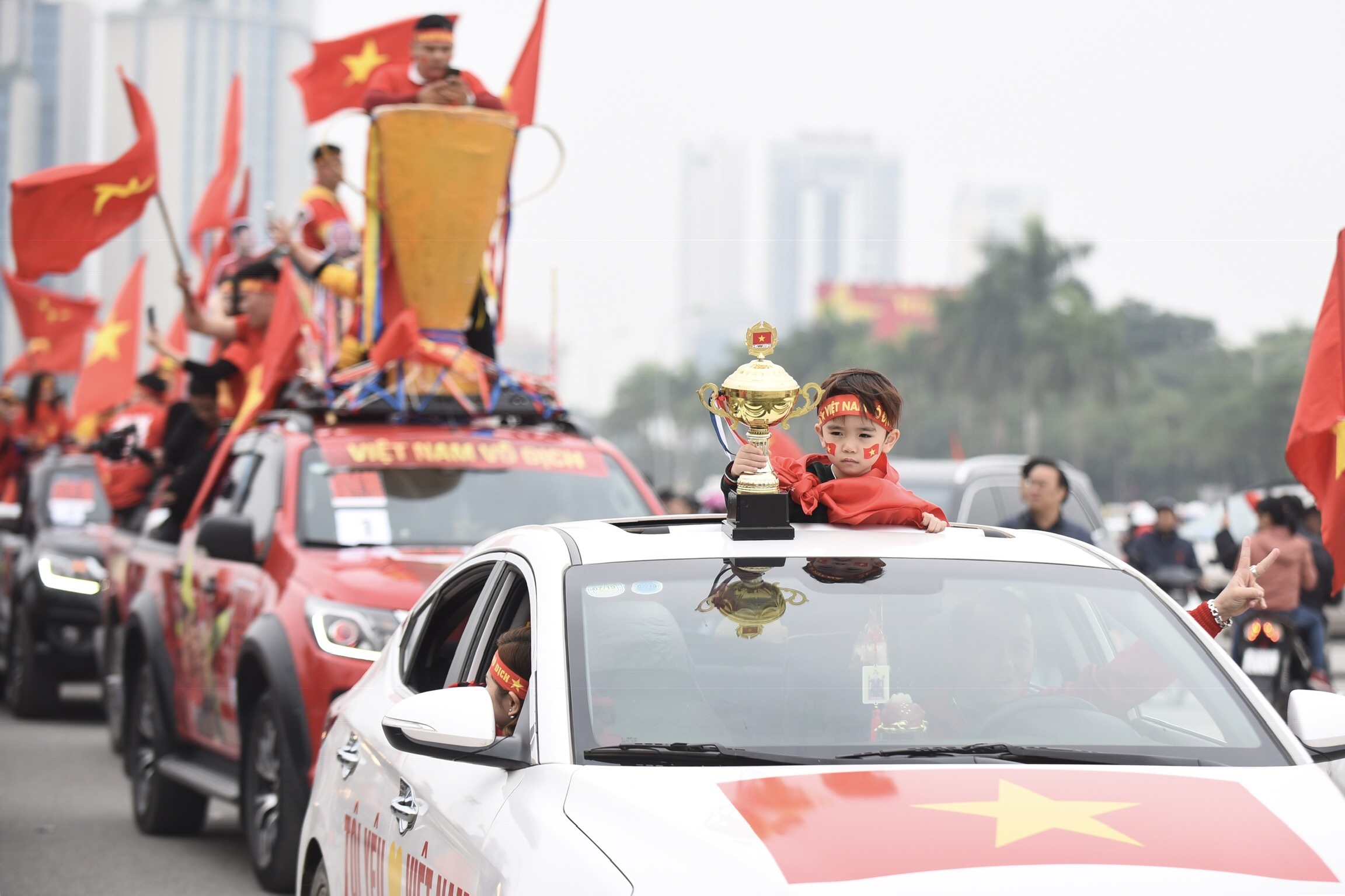 Co dong vien,  chung ket AFF Cup,  Viet Nam vs Malaysia anh 4