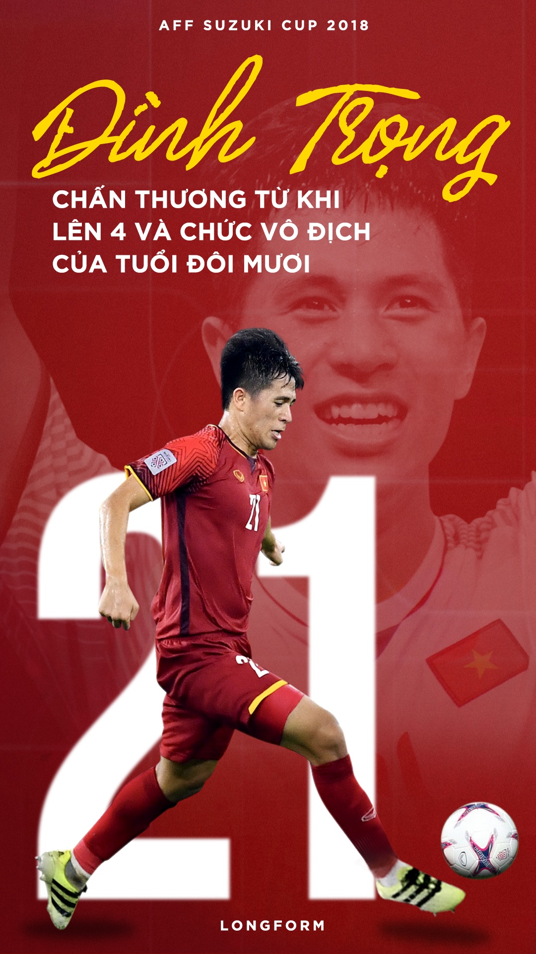 Trần Đình Trọng, đội tuyển Việt Nam, vô địch AFF Cup, chấn thương ảnh 1 Tran Dinh Trong, doi tuyen Viet Nam, vo dich AFF Cup, chan thuong anh 1
