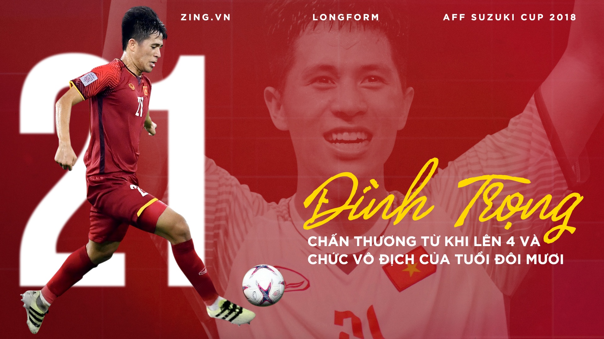 Trần Đình Trọng, đội tuyển Việt Nam, vô địch AFF Cup, chấn thương ảnh 2 Tran Dinh Trong, doi tuyen Viet Nam, vo dich AFF Cup, chan thuong anh 2