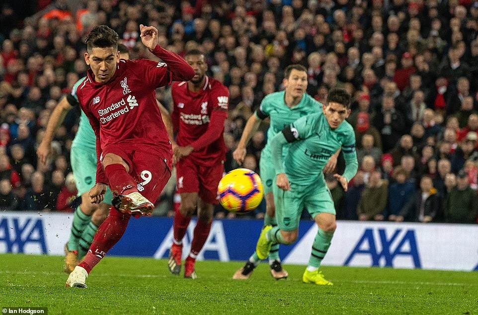 Liverpool vs Arsenal,  Arsenal tham bai,  Firmino,  Juergen Klopp anh 1