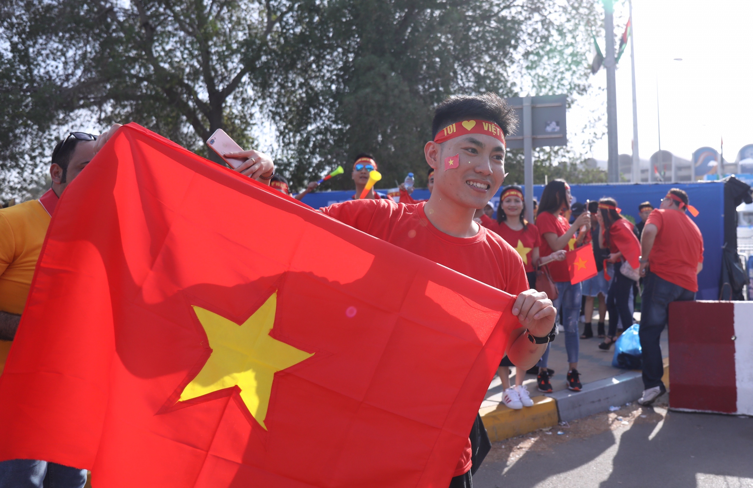 Doi tuyen Viet Nam,  Viet Nam vs Iraq,  co dong vien,  Asian Cup 2019 anh 1