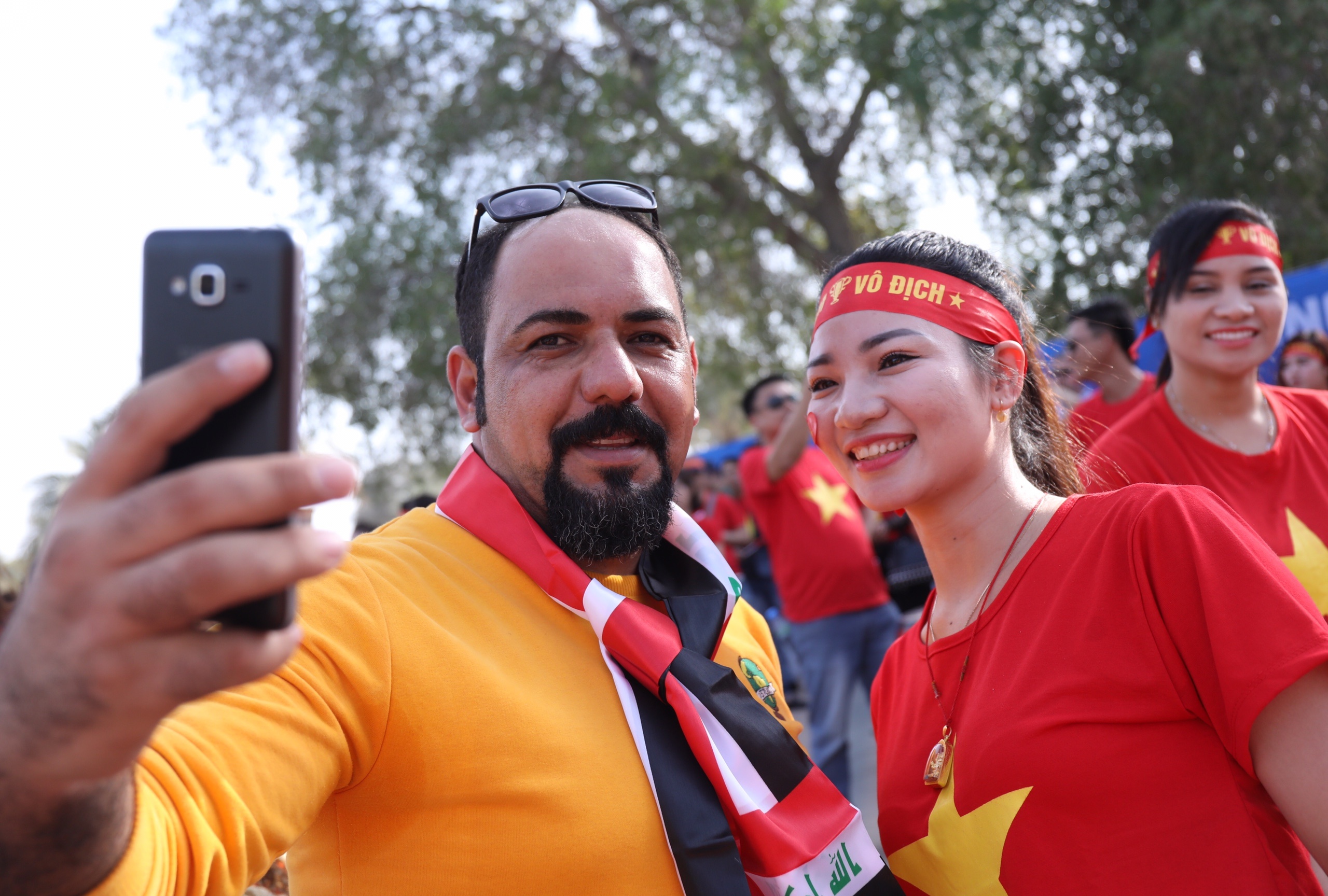 Doi tuyen Viet Nam,  Viet Nam vs Iraq,  co dong vien,  Asian Cup 2019 anh 2