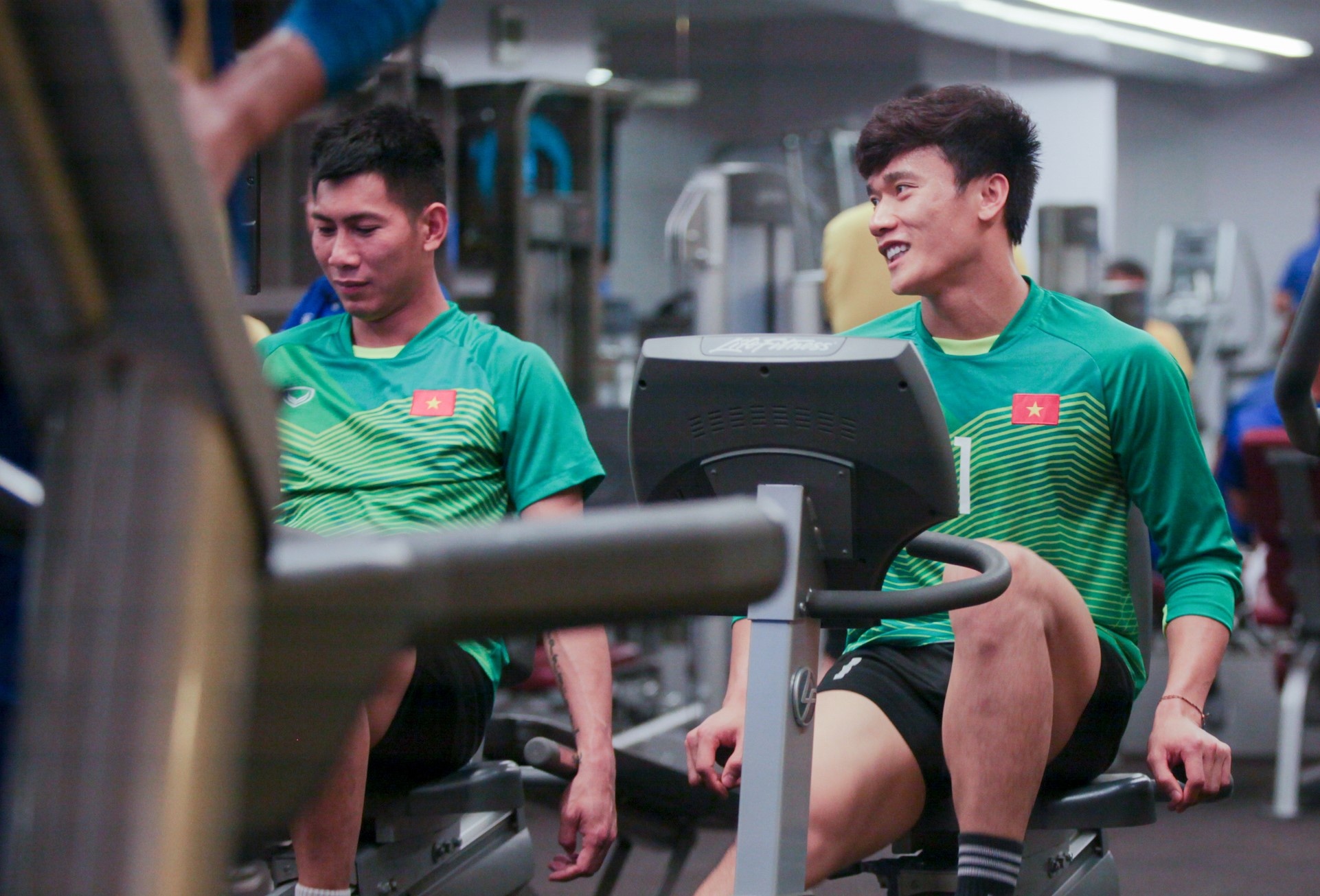 Tuyen Viet Nam hang say tap gym truoc tran gap Yemen hinh anh