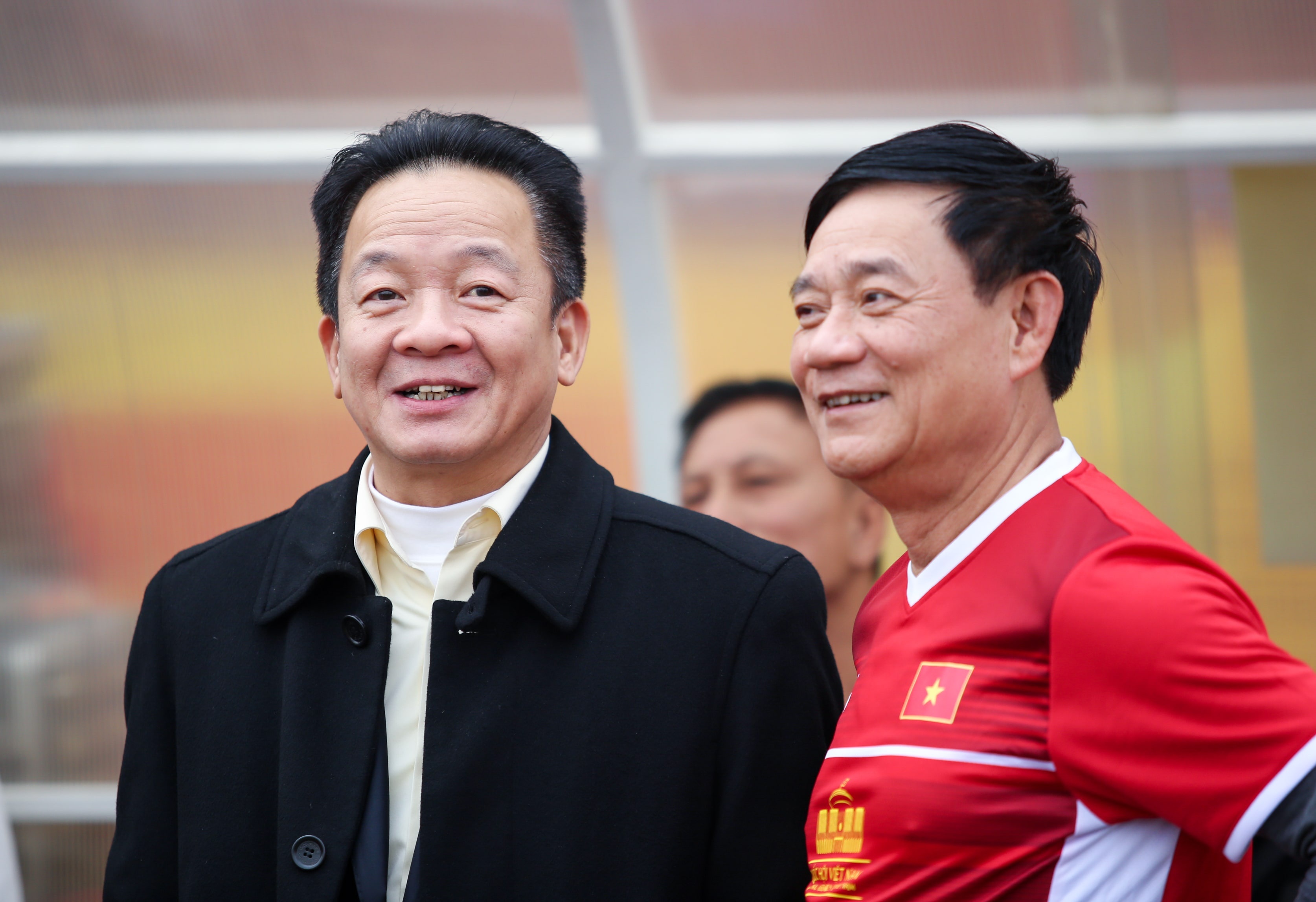 Pho thu tuong Vu Duc Dam,  giao huu bong da,  Viet Nam - Han Quoc,  giao huu anh 2