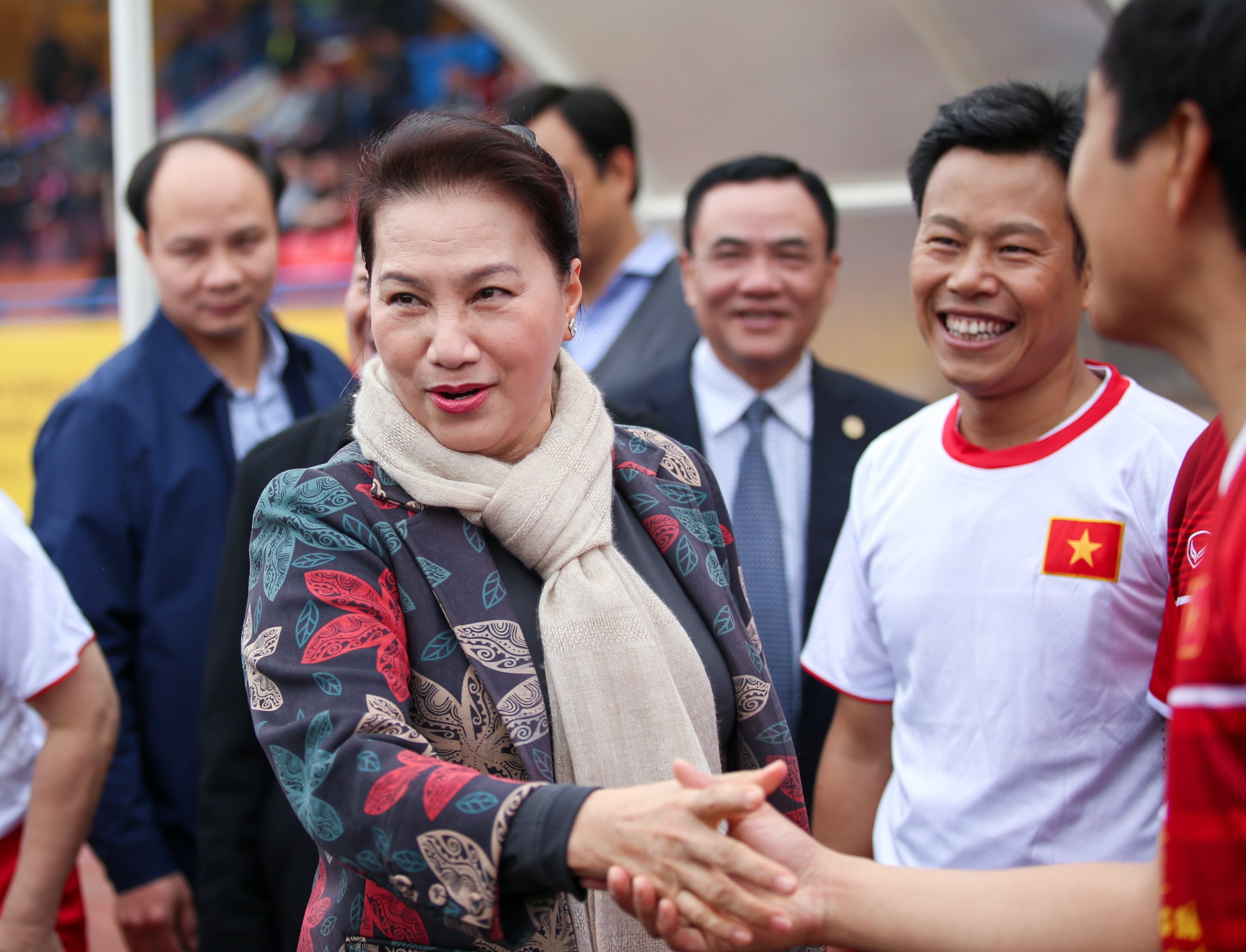 Pho thu tuong Vu Duc Dam,  giao huu bong da,  Viet Nam - Han Quoc,  giao huu anh 6