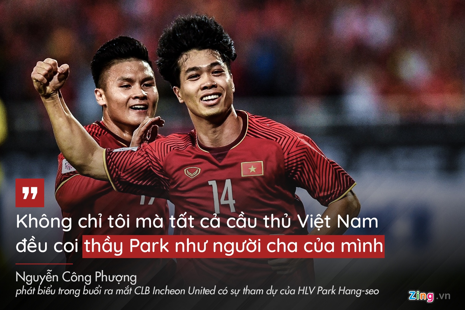 phat ngon dang nho,  HLV Park Hang-seo,  Cong Phuong,  Inchenon United,  HAGL anh 2