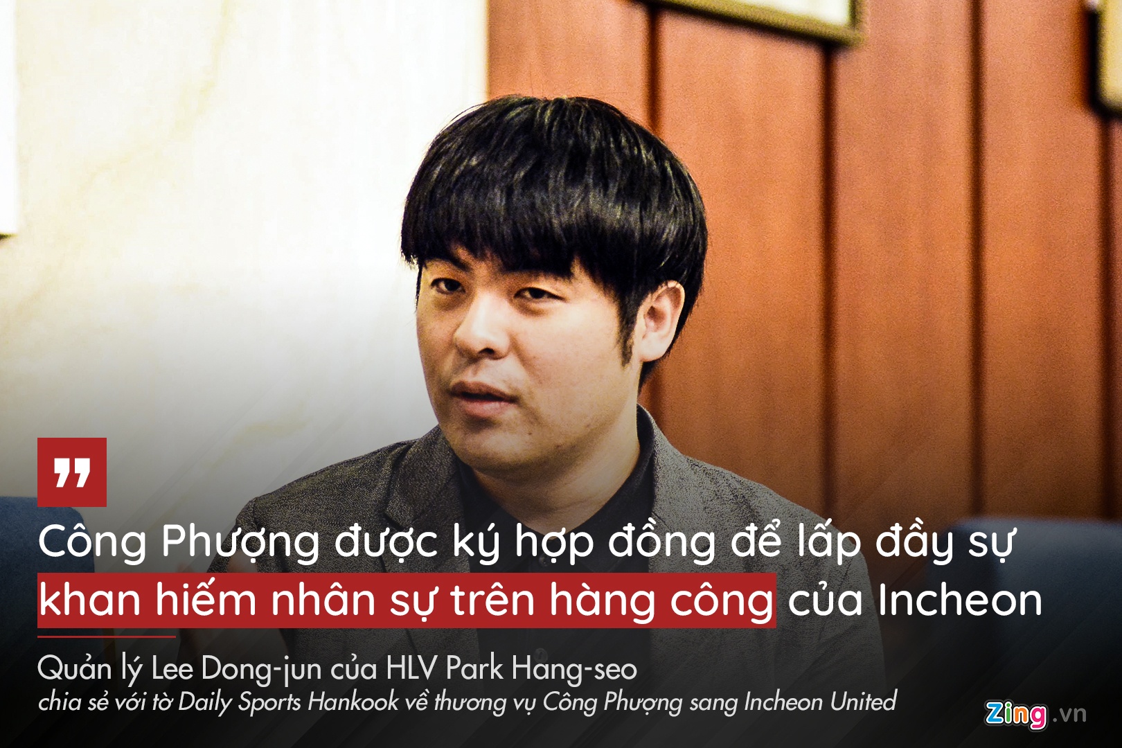 phat ngon dang nho,  HLV Park Hang-seo,  Cong Phuong,  Inchenon United,  HAGL anh 10