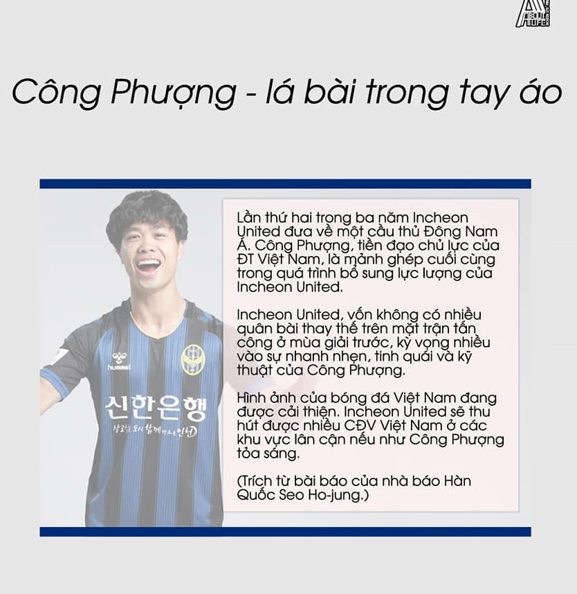 Công Phượng, Incheon United, đội tuyển Việt Nam. K.League ảnh 1 Cong Phuong, Incheon United, doi tuyen Viet Nam. K.League anh 1