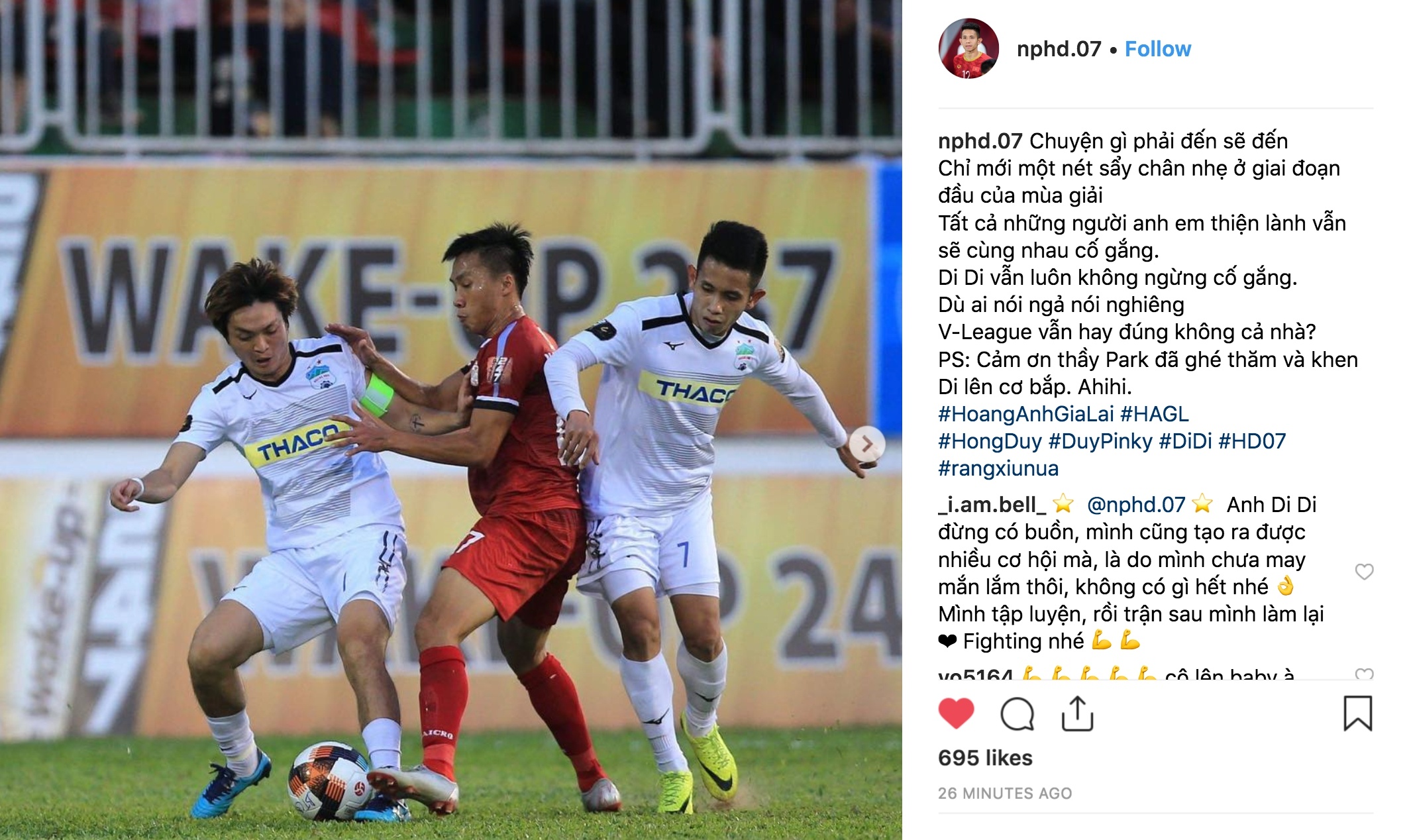Nguyen Phong Hong Duy,  Hoang Anh Gia Lai,  V.League,  Park Hang-seo anh 1
