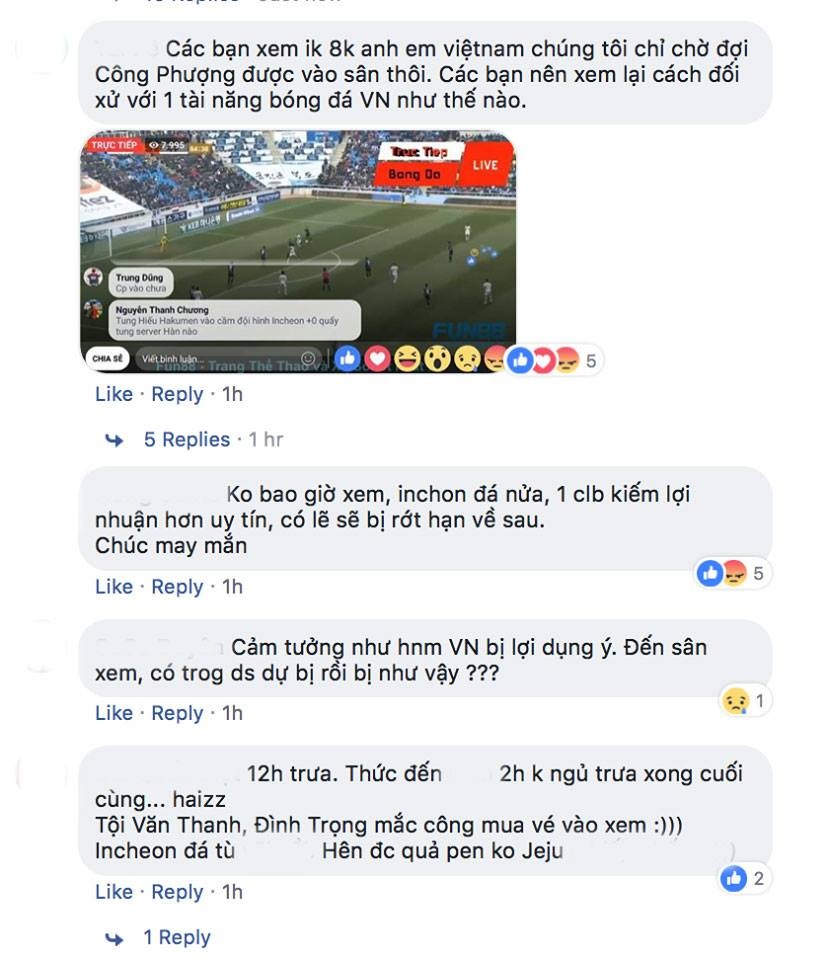 CDV quoc te,  CDV Viet Nam,  Cong Phuong,  Incheon United,  K.League anh 2