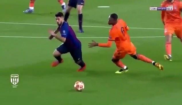 Luis Suarez,  Barcelona,  xâu kim Marceloa,  Lyon,  Champions League ảnh 2 Luis Suarez,  Barcelona,  xau kim Marceloa,  Lyon,  Champions League anh 2