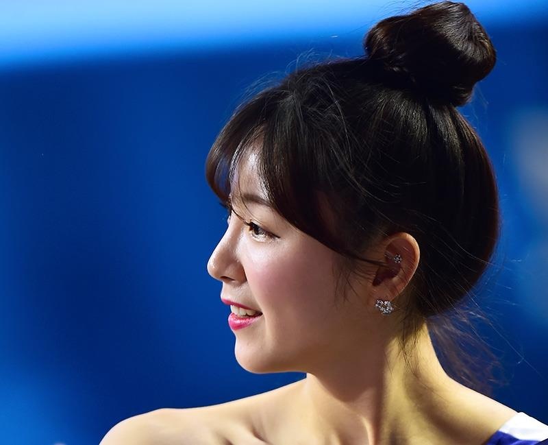 Ahn Ji Hyun,  cheerleader,  Han Quoc,  ve dep goi cam anh 2