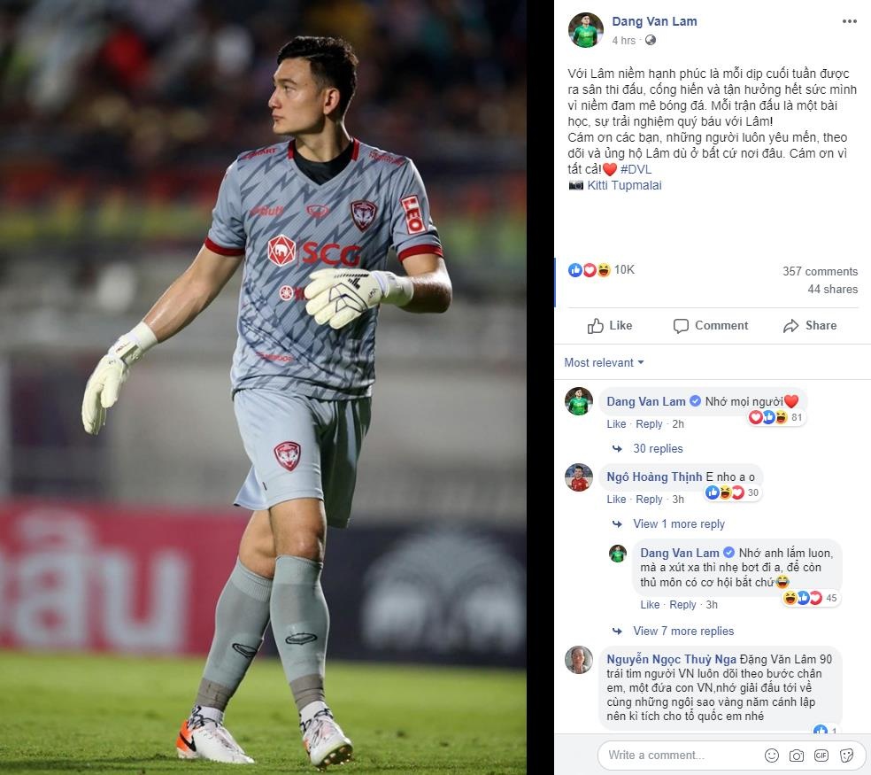 Đặng Văn Lâm, Muangthong United, đội tuyển Việt Nam, Thai League ảnh 1 Dang Van Lam, Muangthong United, doi tuyen Viet Nam, Thai League anh 1