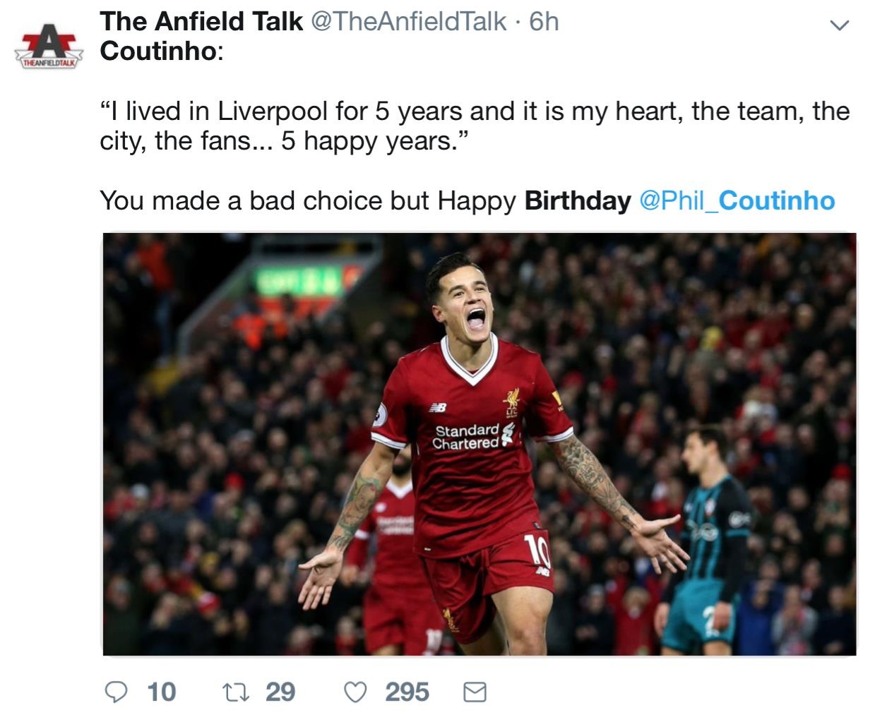 Philippe Coutinho,  Barcelona,  Liverpool,  chuc mung sinh nhat,  che gieu anh 7
