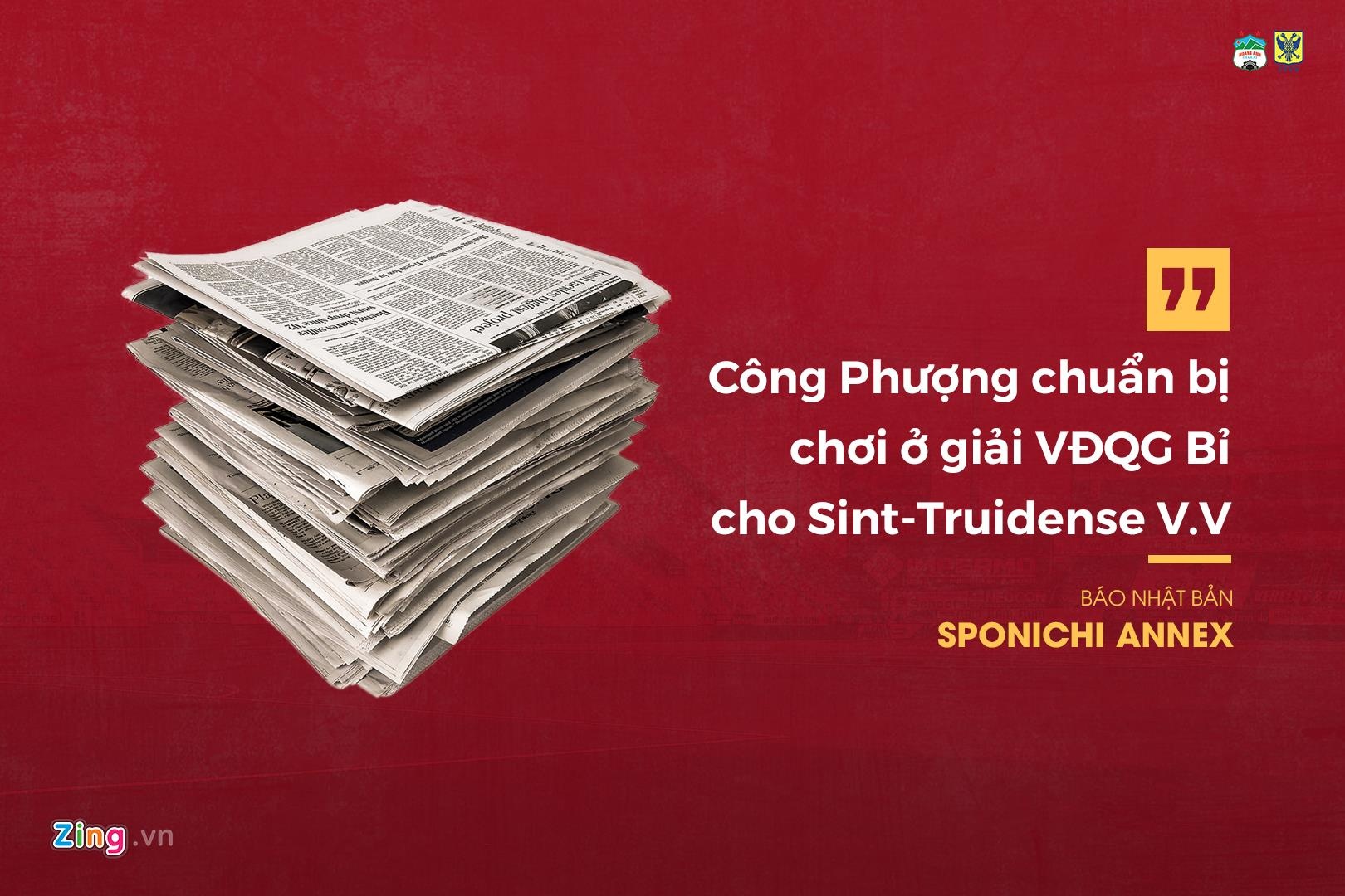 Cong Phuong,  Sint-Truidense V.V,  giai vo dich quoc gia Bi,  doi tuyen Viet Nam anh 2