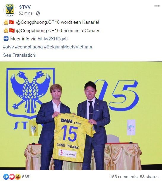 Sint-Truidense V.V,  Cong Phuong,  doi tuyen Viet Nam,  giai vo dich quoc gia Bi anh 1