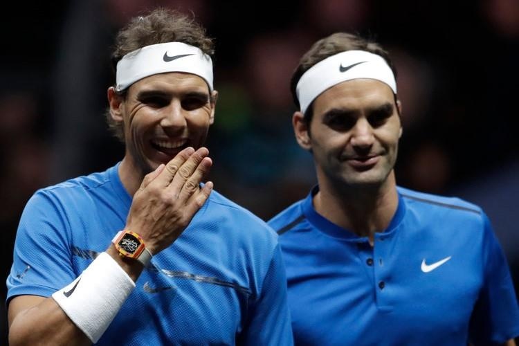 Federer va Nadal tro thanh dong doi tai Laver Cup 2019 hinh anh