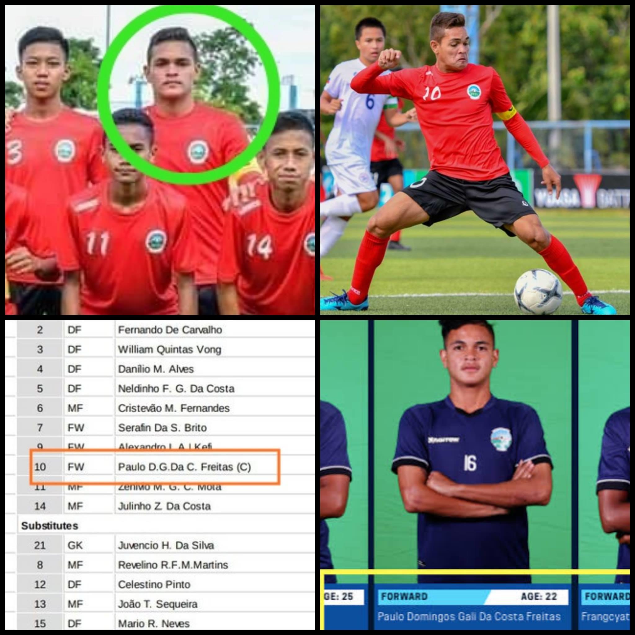cầu thủ U15 Timor Leste gian lận tuổi ảnh 1 cau thu U15 Timor Leste gian lan tuoi anh 1