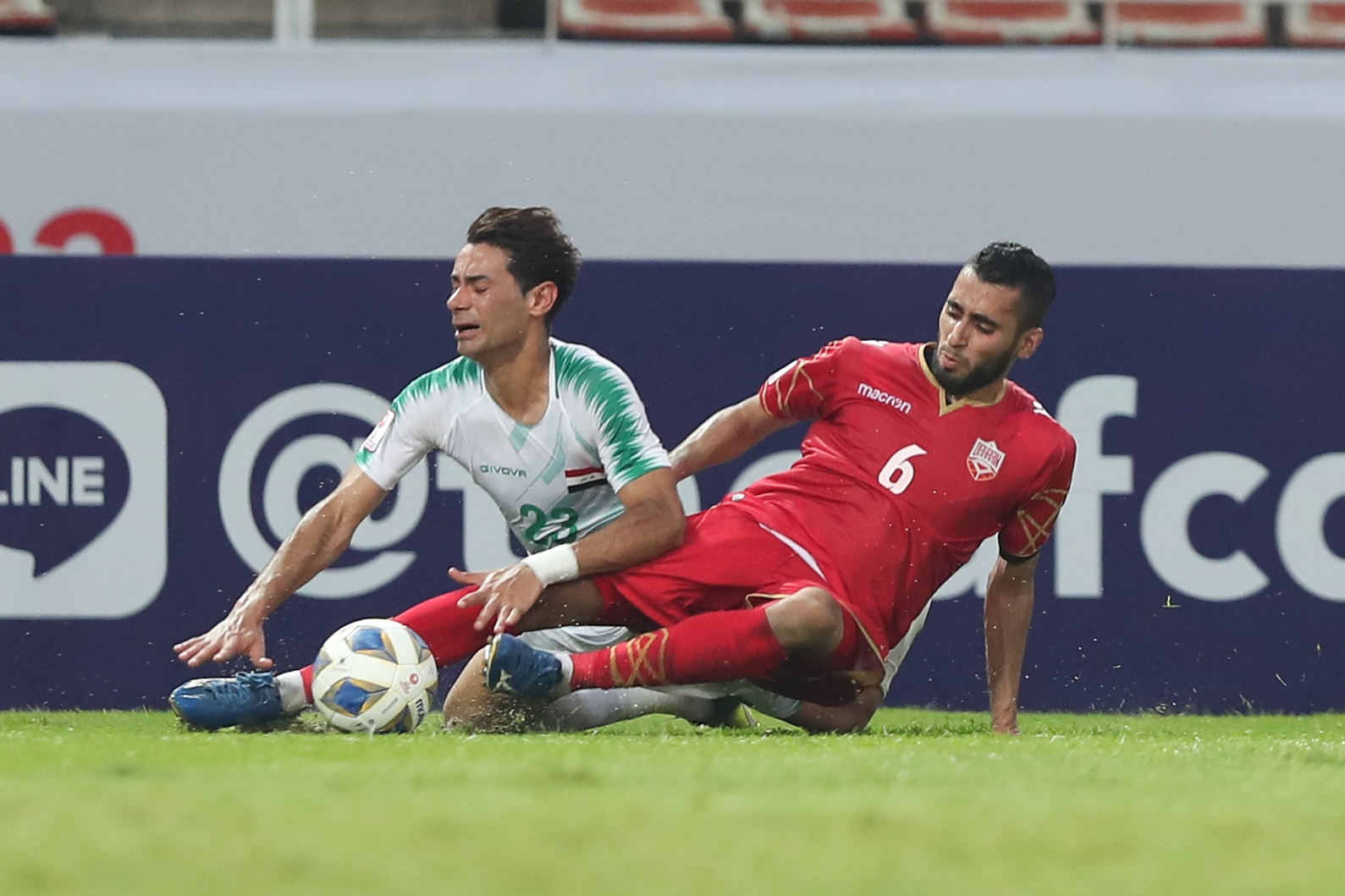 U23 Bahrain,  U23 Iraq,  U23 Thai Lan,  vong chung ket U23 chau A 2020 anh 1