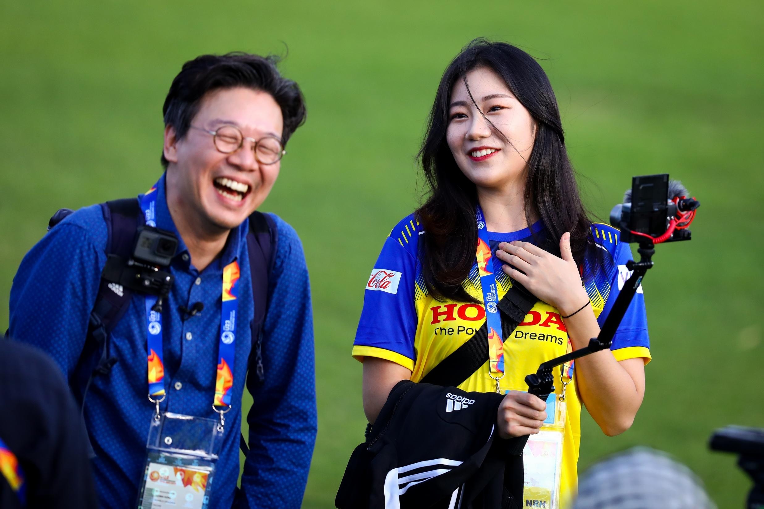 nu phong vien Han Quoc,  Cha Yoon-kyung,  U23 Viet Nam,  Park Hang-seo anh 3