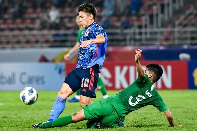 Cau thu Man City khong the giup U23 Nhat Ban thoat thua tran ra quan hinh anh