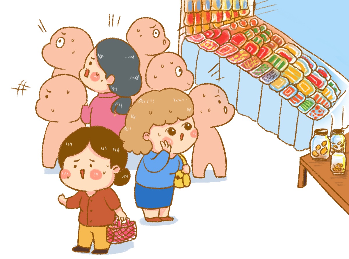 Nhung noi kho muon thuo khi di cho ngay Tet hinh anh