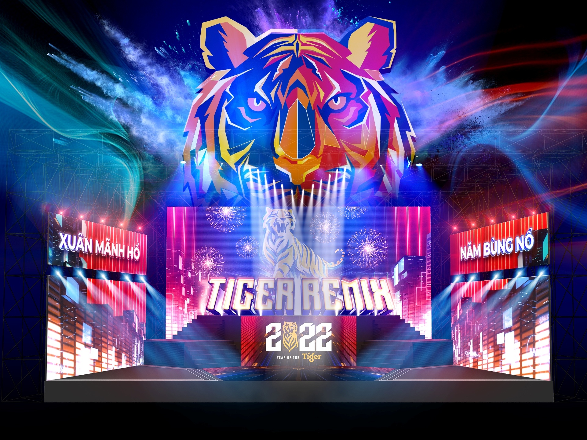 Dan sao gop mat tai dai nhac hoi thuc te ao 'Tiger Remix' hinh anh