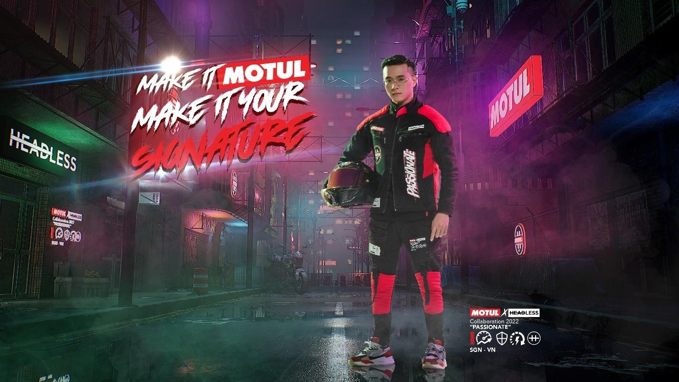 Bo anh thoi trang duong pho dam chat biker cua Motul va Headless hinh anh