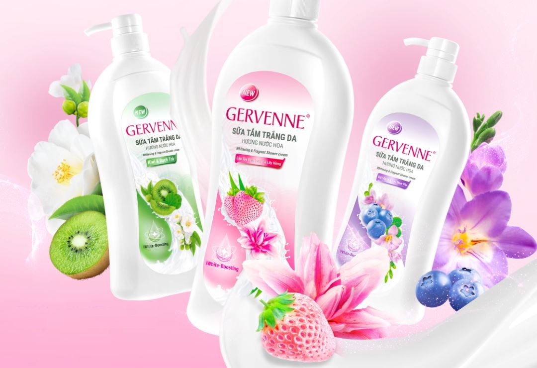 Video - Sua tam trang da huong nuoc hoa Gervenne hinh anh