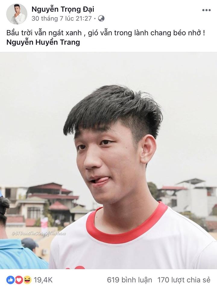 cau thu Trong Dai cong khai ban gai anh 9