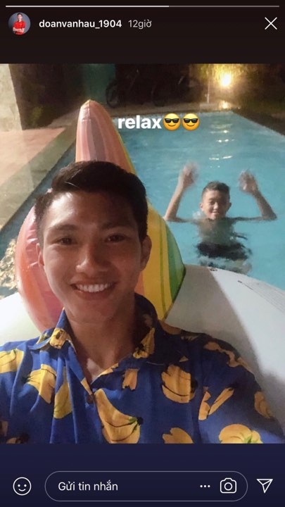 Dàn cầu thủ đi nghỉ dưỡng sau ASIAD 2018 ảnh 7 Dan cau thu di nghi duong sau ASIAD 2018 anh 7