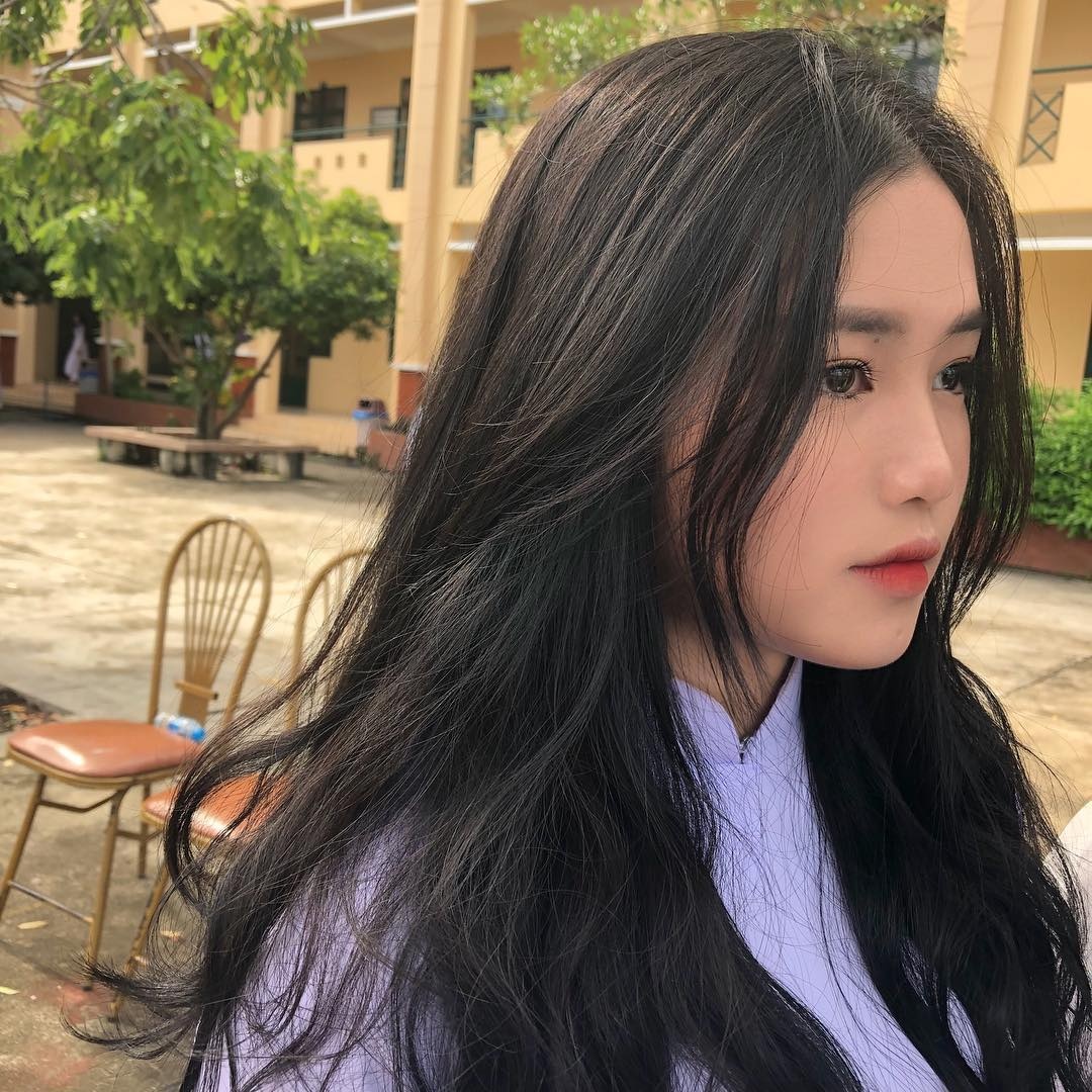 nu sinh noi bat trong ngay khai giang anh 9