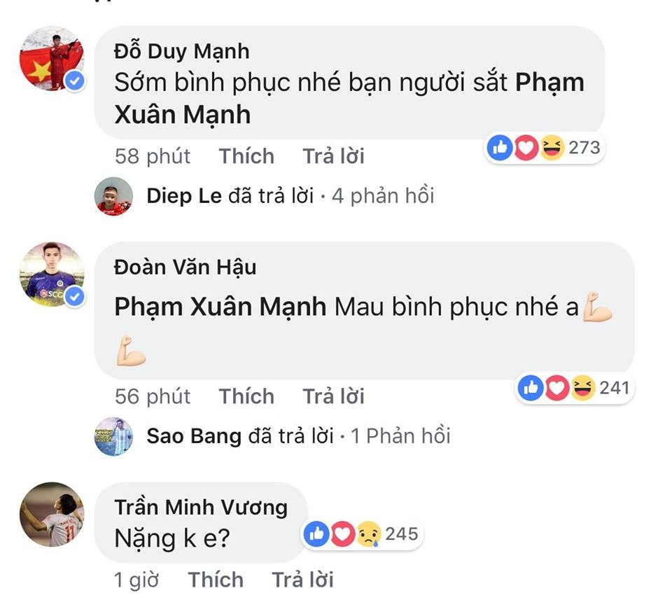 Phạm Xuân Mạnh gặp chấn thương nghỉ một tháng ảnh 2 Pham Xuan Manh gap chan thuong nghi mot thang anh 2