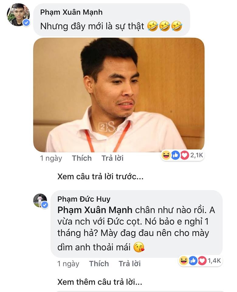 Phạm Xuân Mạnh gặp chấn thương nghỉ một tháng ảnh 3 Pham Xuan Manh gap chan thuong nghi mot thang anh 3