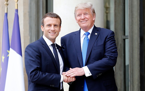 Trump - Macron: Cuoi cung van la moi luong duyen hinh anh