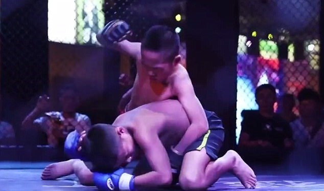 Dao tao dau si MMA tre em, lo vo Trung Quoc bi dieu tra hinh anh
