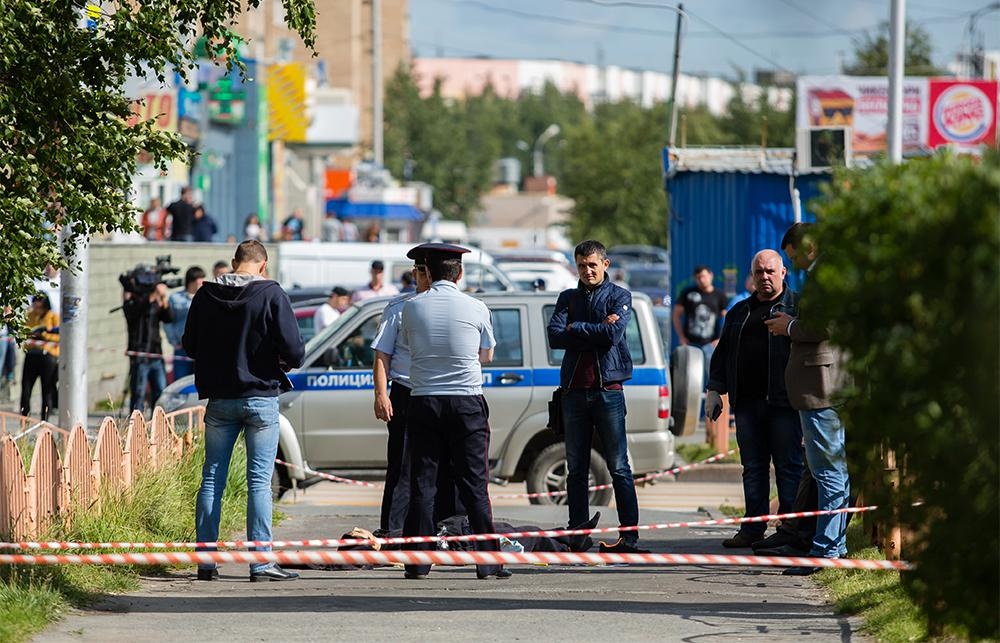 Canh sat Nga bi dam chet trong cuoc tan cong bang dao hinh anh