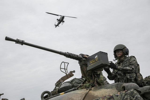 Han Quoc tap tran gan bien gioi Trieu Tien anh 2