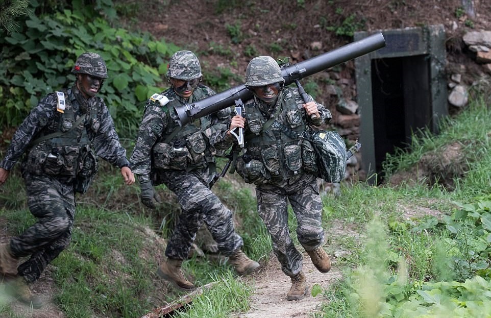 Han Quoc tap tran gan bien gioi Trieu Tien anh 3