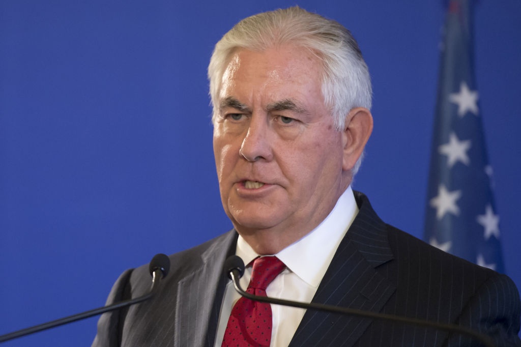 Tillerson: My san sang dam phan vo dieu kien voi Trieu Tien hinh anh
