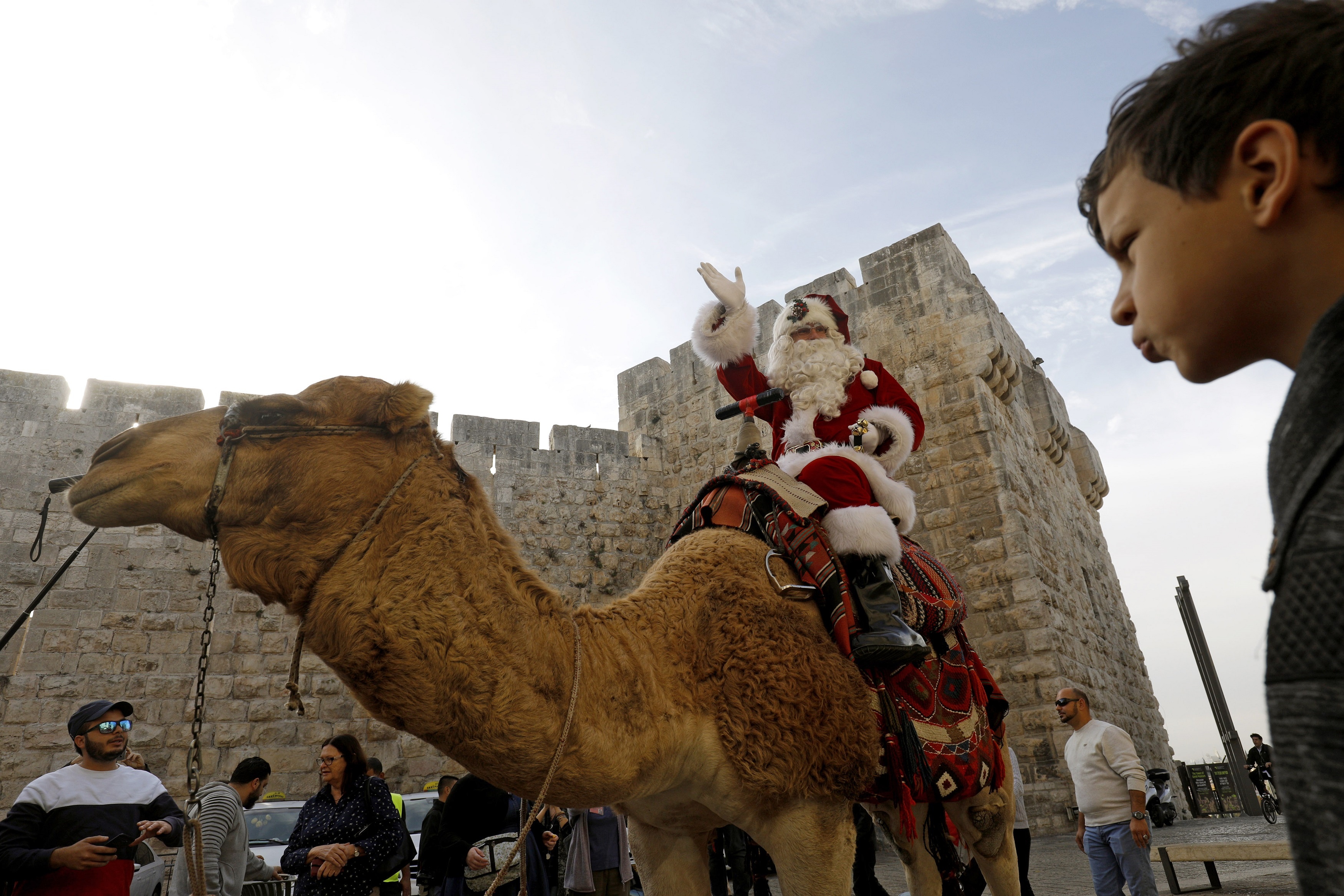 Ong gia Noel o Jerusalem anh 1