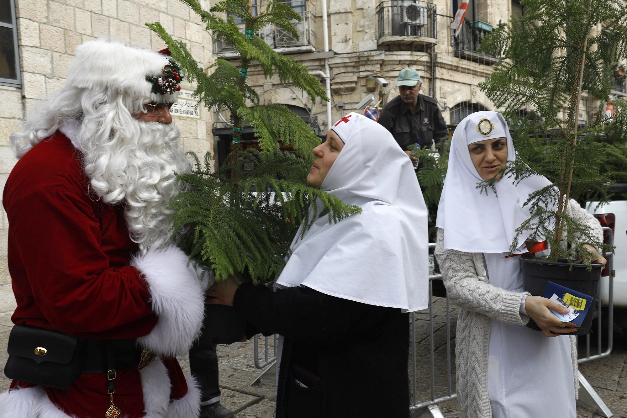 Ong gia Noel o Jerusalem anh 5