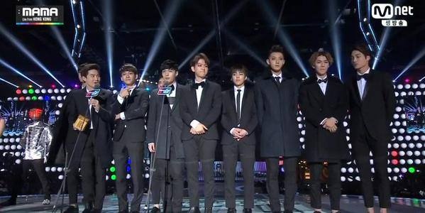 EXO nhận tất cả 4 giải.