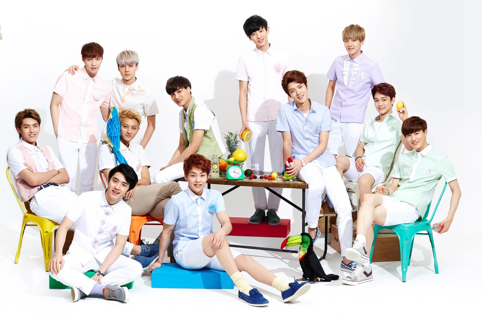 Nhóm EXO vô địch khoản tiêu thụ album.