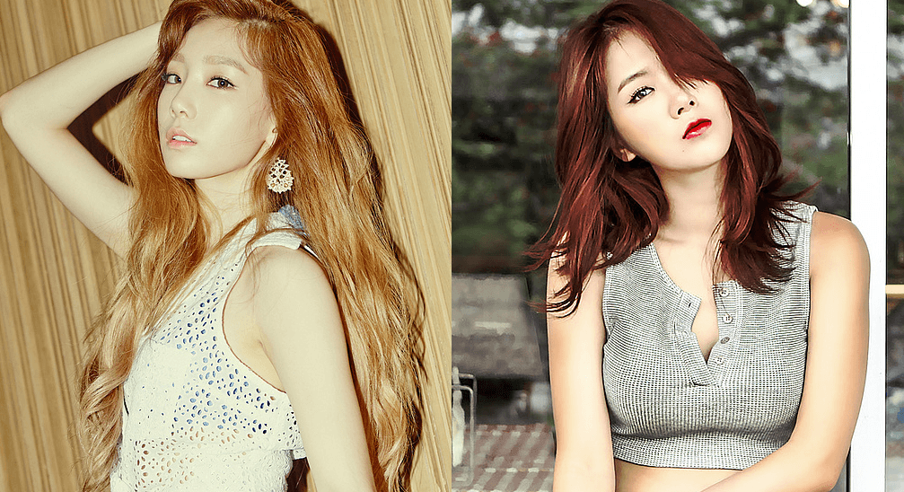 Màn hợp tác giữa Taeyeon (trái) và Soyou thu hút nhiều sự chú ý.