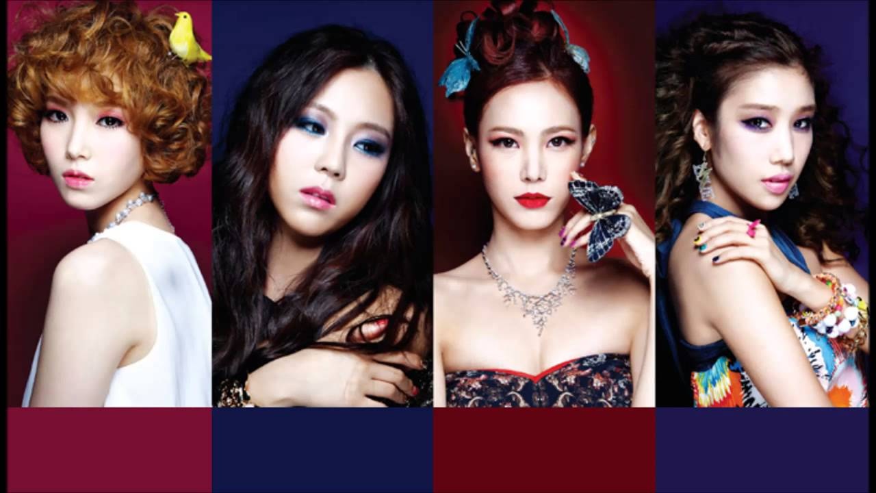 Đội hình 4 người cuối cùng của Jewelry trước khi tan rã.