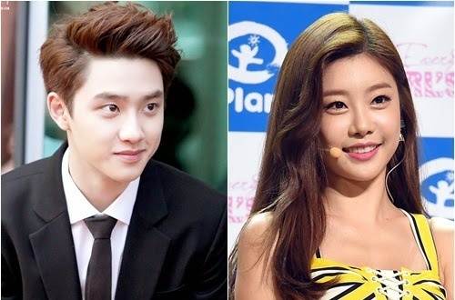 D.O (EXO) dinh nghi an yeu Sojin (Girl’s Day) hinh anh