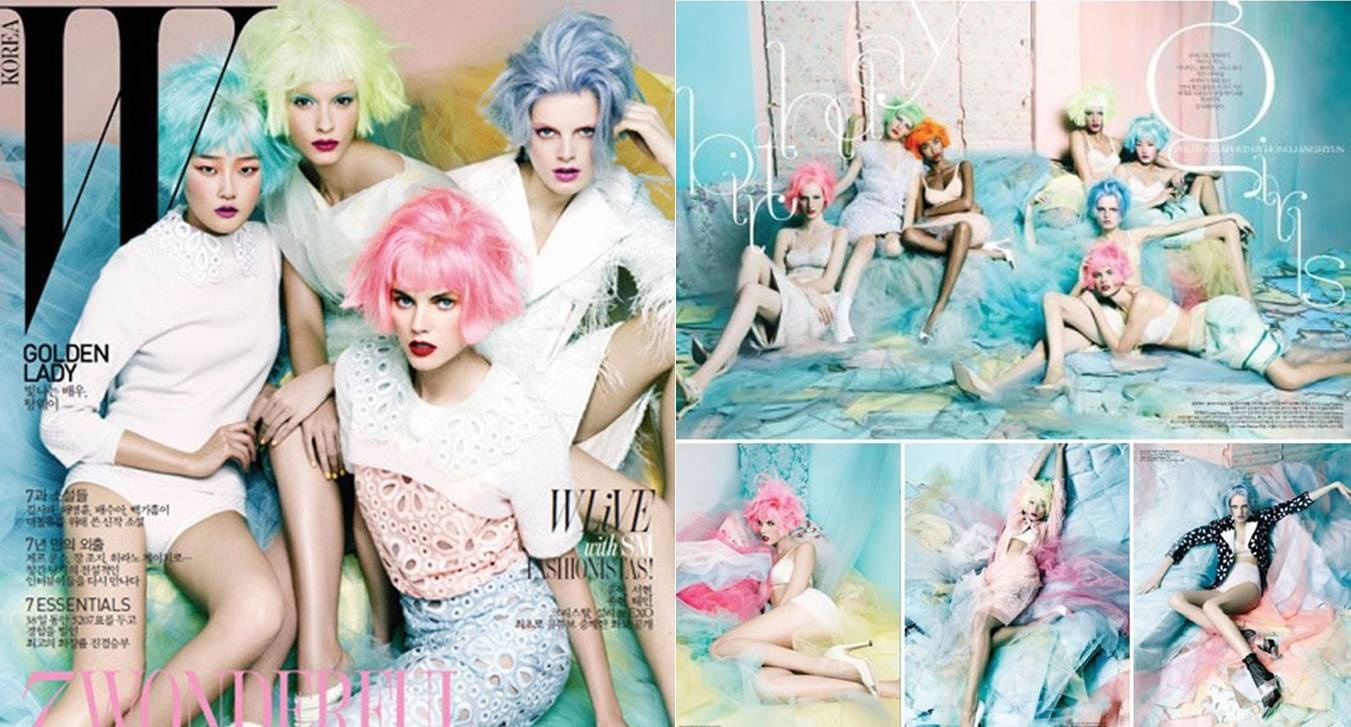 Bộ ảnh thời trang của tạp chí W Korea.